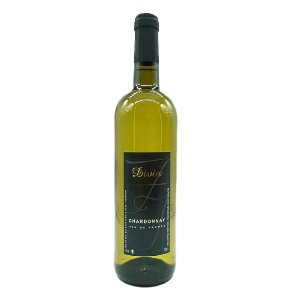 Bouteille de chardonnay nommé Divin - Domaine de l'Aurière