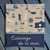 Terroir-Artisan Cahier de coloriage réutilisable images marine
