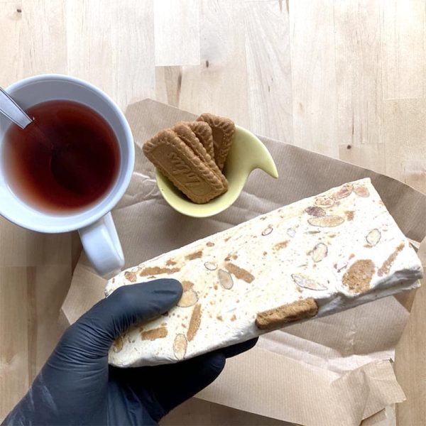 Terroir-artisan Nougat aux Spéculoos 125g - Nougat Amandine