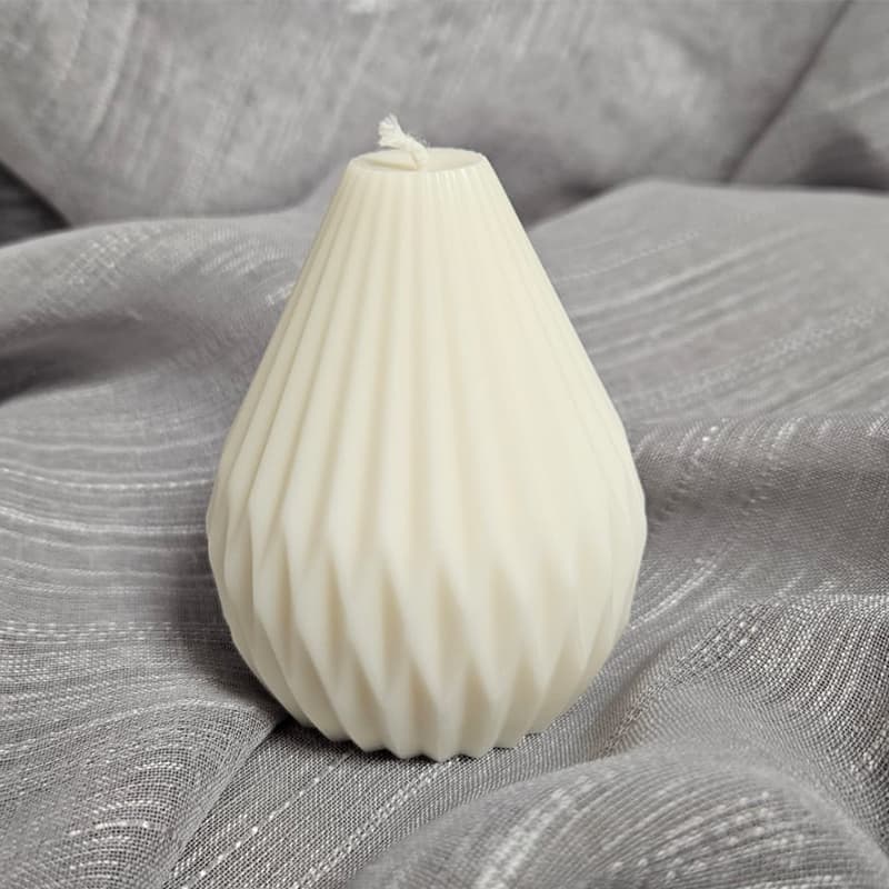 GD'Sens Bougie décorative poire cire de colza