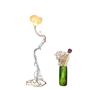 Terroir-Artisan - Le Fer s'en mele - Lampe en métal brut vernis Erine