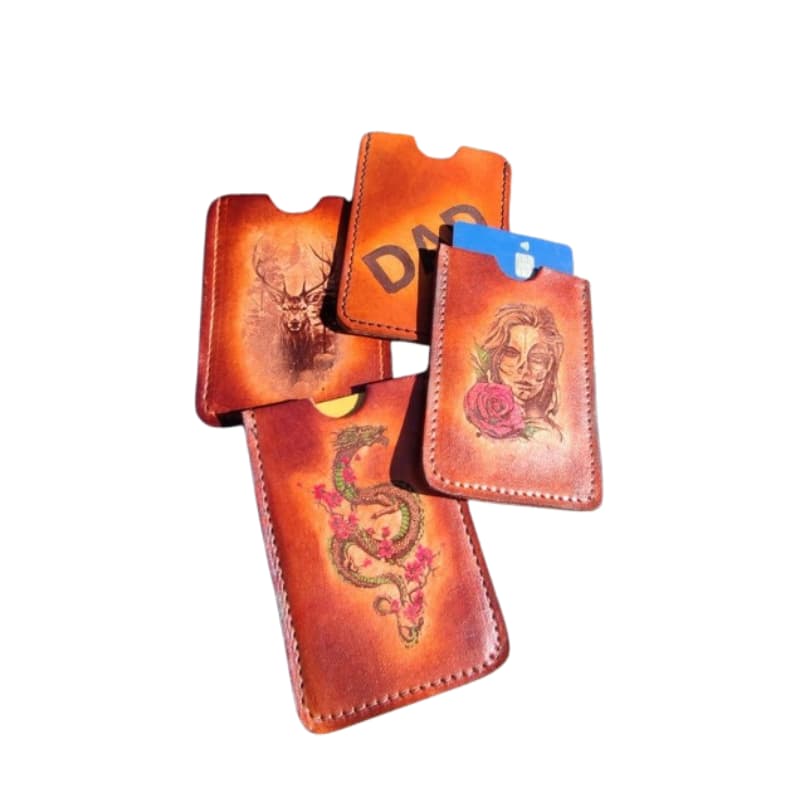 Terroir-Artisan L'Atelier du Cuir Porte-Cartes personnalisé