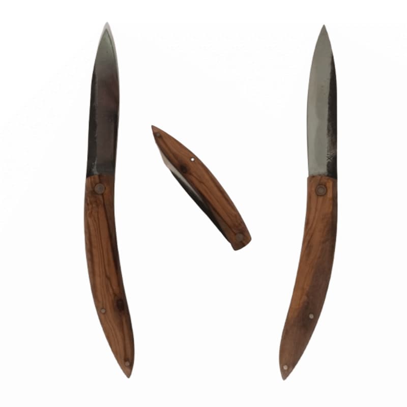 Terroir-Artisan Couteau Babin couteau Le babiol manche bois d'olivier