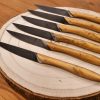 Terroir-Artisan Couteau Babin couteau de table Office manche bois de buis set