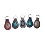 Terroir-Artisan l'atelier du Cuir porte-clé cuir goutte d'eau