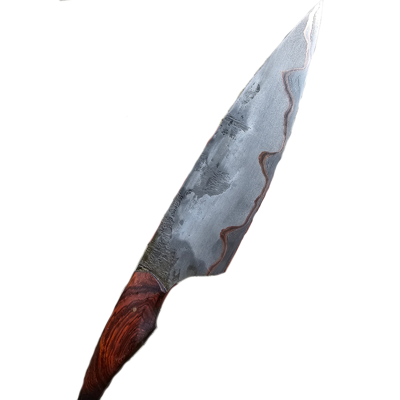 Terroir-Artisan couteau de chef Damas inversé Pierre Roy