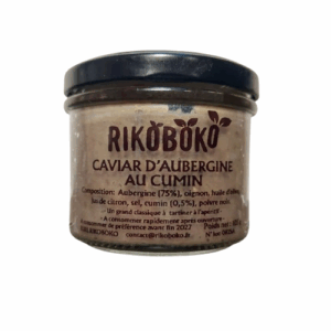 Caviar d'aubergine au cumin - Rikoboko
