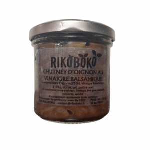 Chutney d'oignons au vinaigre balsamique - Rikoboko