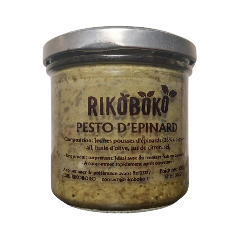 Pesto d'épinards - Rikoboko