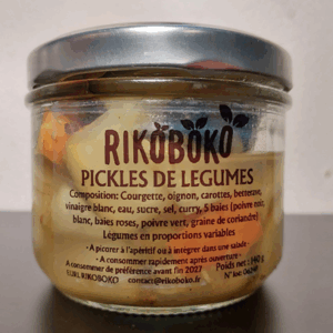 Pickles aux légumes - Rikoboko