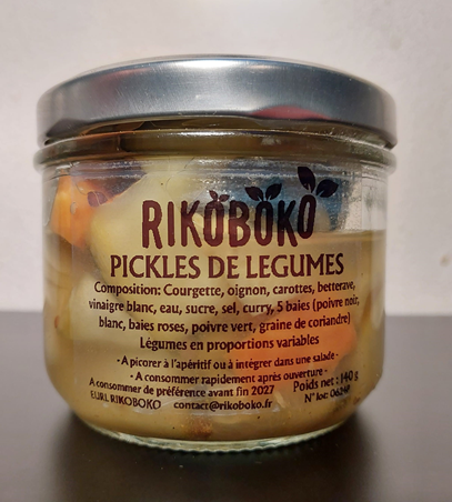 Pickles aux légumes - Rikoboko