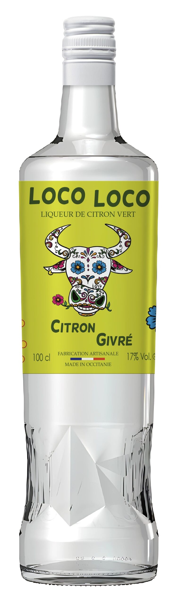 Crème Citron Vert givré Loco Loco 100 cl - Le Vin Emoi