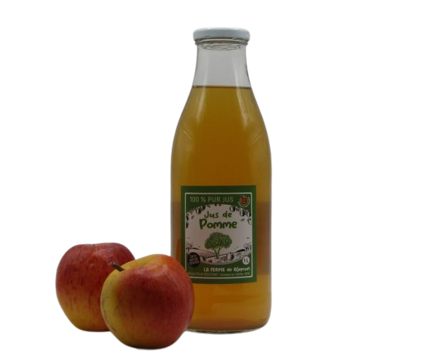 Jus de pomme classique 1L – Ferme de Glapion