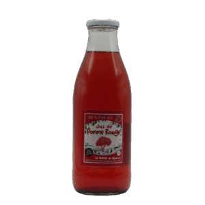 Pur jus de pomme rouge 1L – Ferme de Glapion