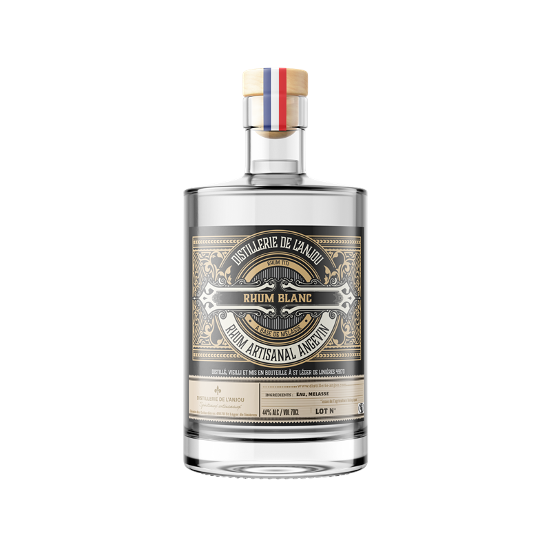 Rhum Blanc 40% vol - Distillerie de l’Anjou