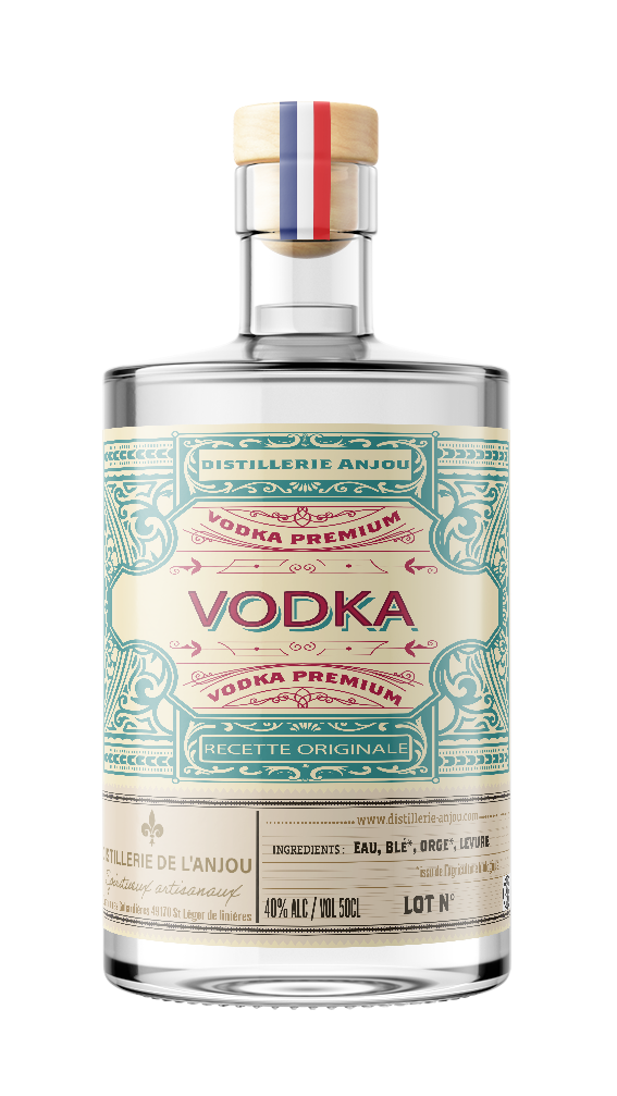 Vodka- Produit en Anjou- Distillerie de l'Anjou