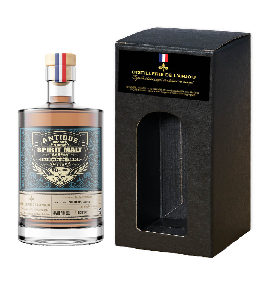Spirit Malt tourbé- Produit en Anjou- Distillerie d'Anjou