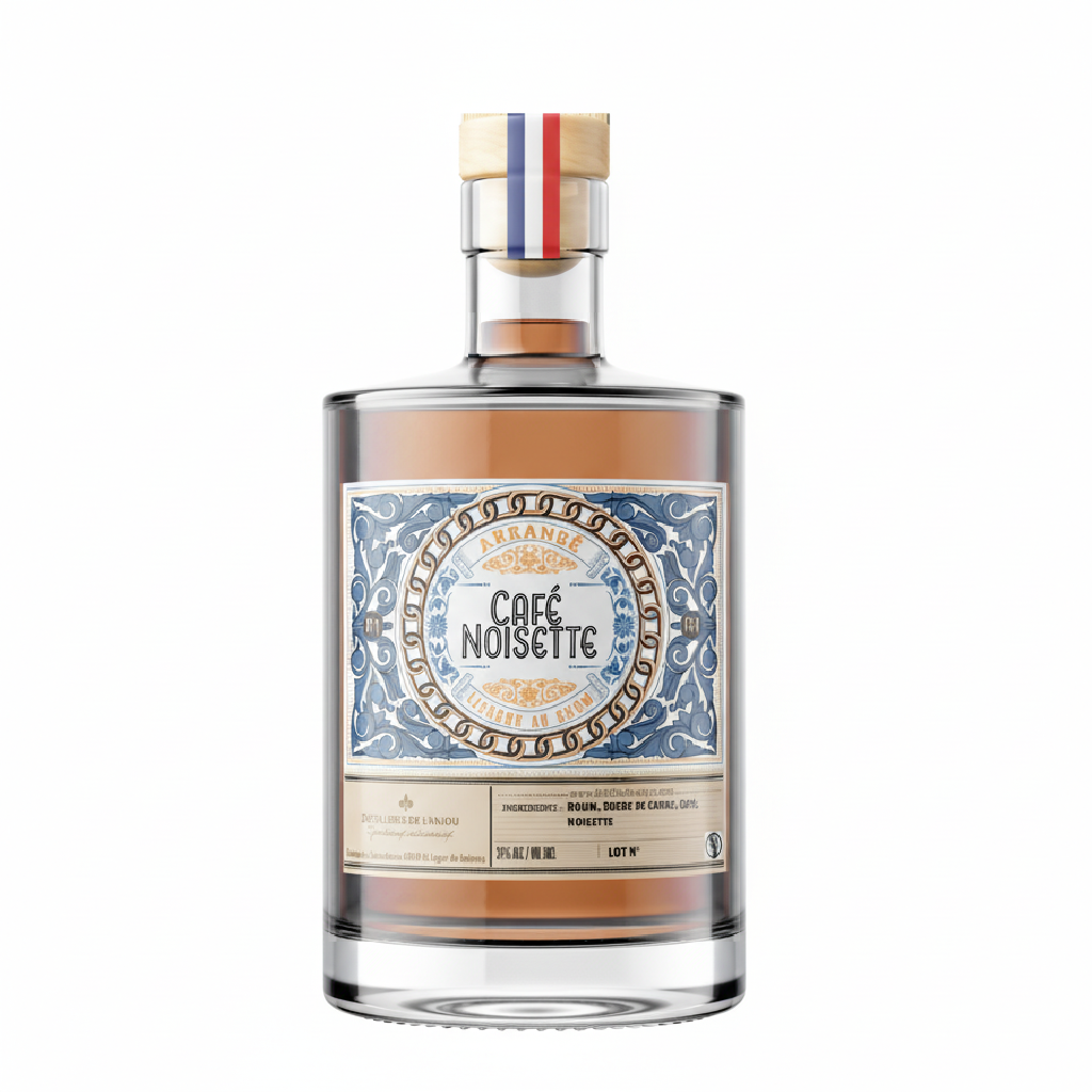 Rhum arrangé Café et Noisette 24% vol - Distillerie d'Anjou