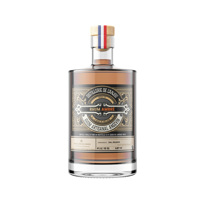 Rhum Ambré-Produit en Anjou-Distillerie de l’Anjou