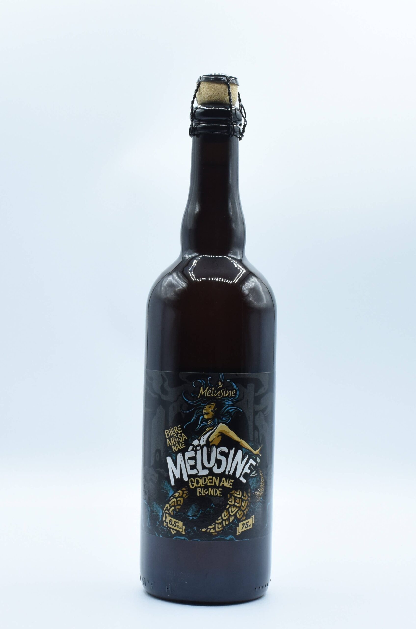 Bière blonde brasserie Mélusine 75 cl-Le vin é moi