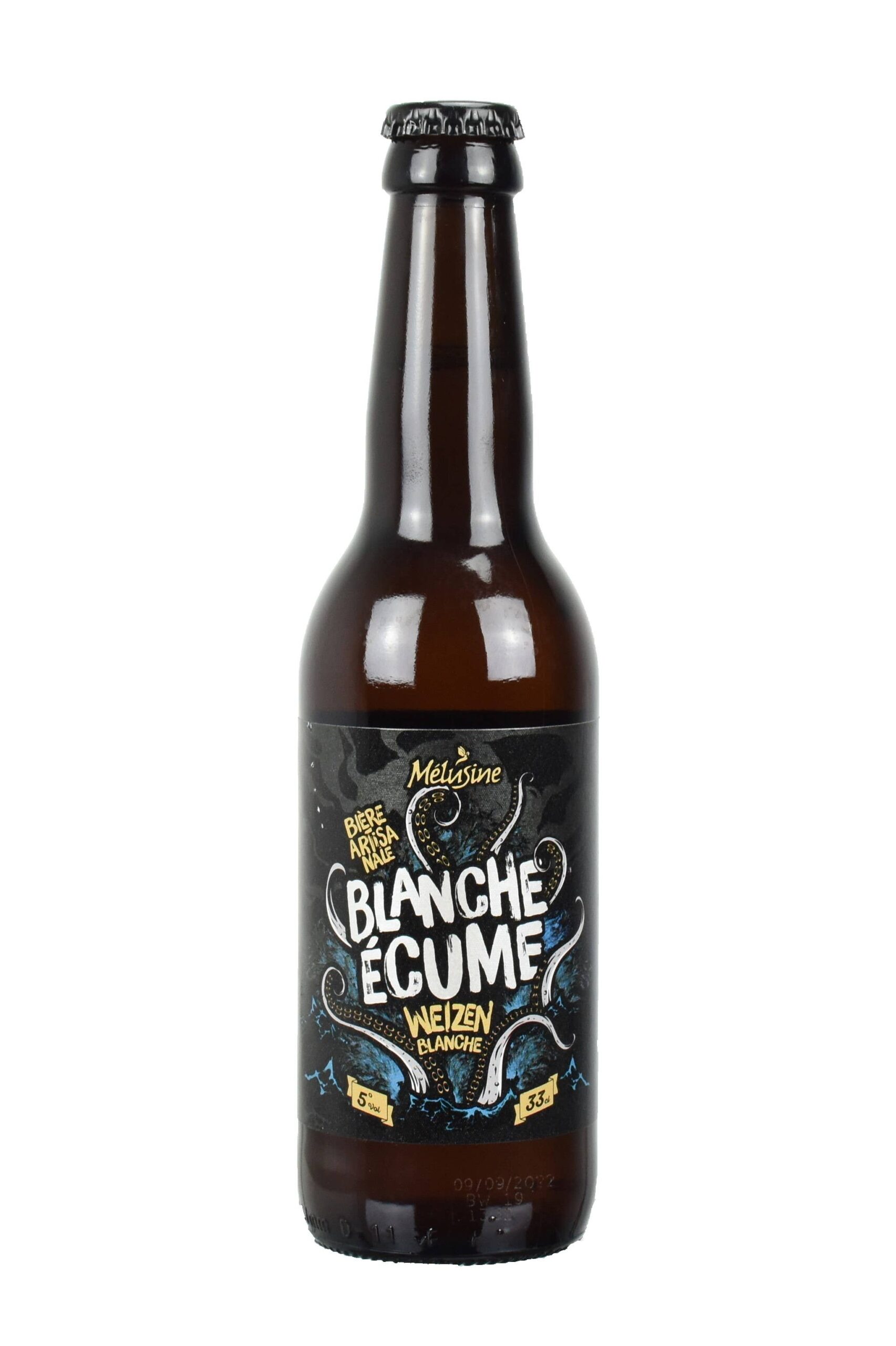 Bière Blanche Ecume brasserie Mélusine 33 CL-Le vin é moi