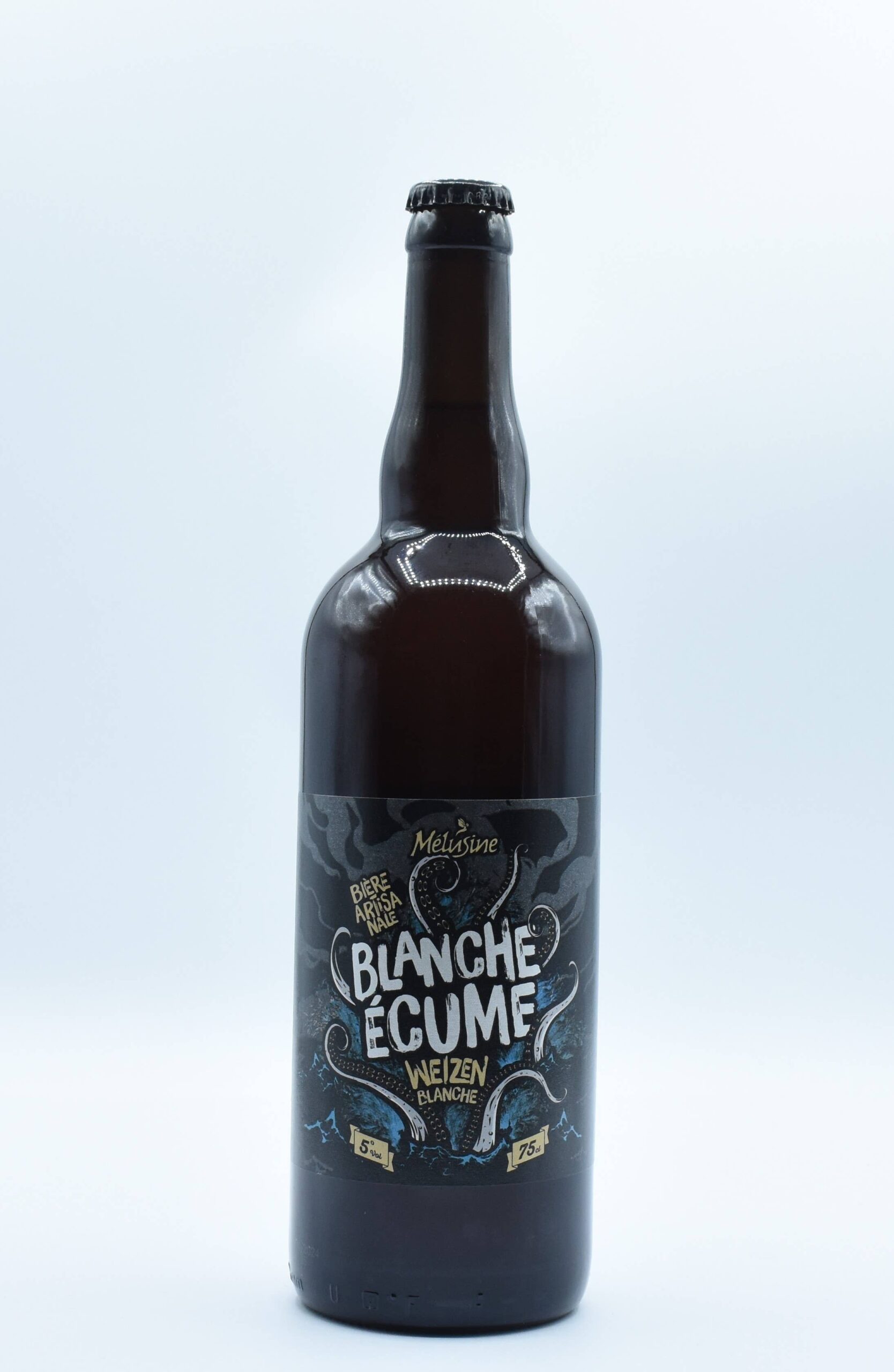 Bière Blanche Ecume brasserie Mélusine 75 cl-Le vin é moi