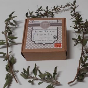 Savon doux de soin du Druide au Lin