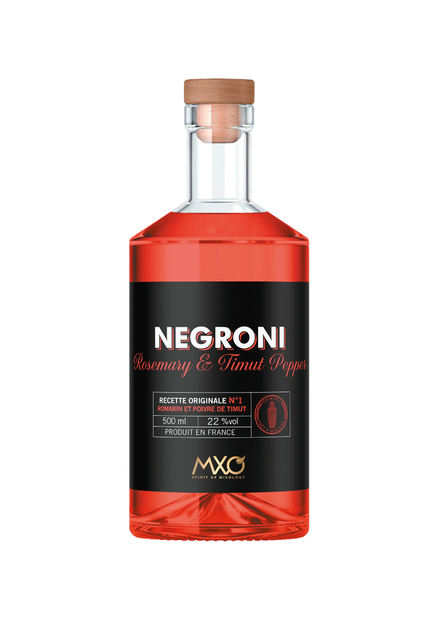 Cocktail Prémix, Negroni, Rosemary & Timut Pepper-Le vin é moi