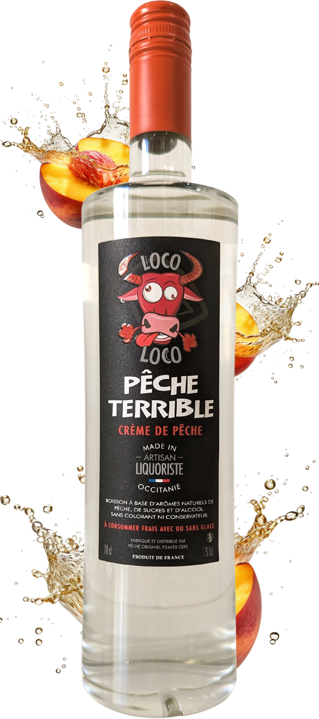 Crème De Pêche Terrible Loco Loco 100cl-Le vin é moi