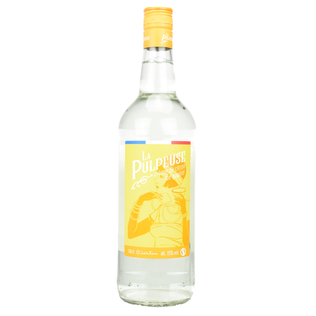 CREME DE CITRON ET YUZU LA PULPEUSE 1 L-Le vin é moi