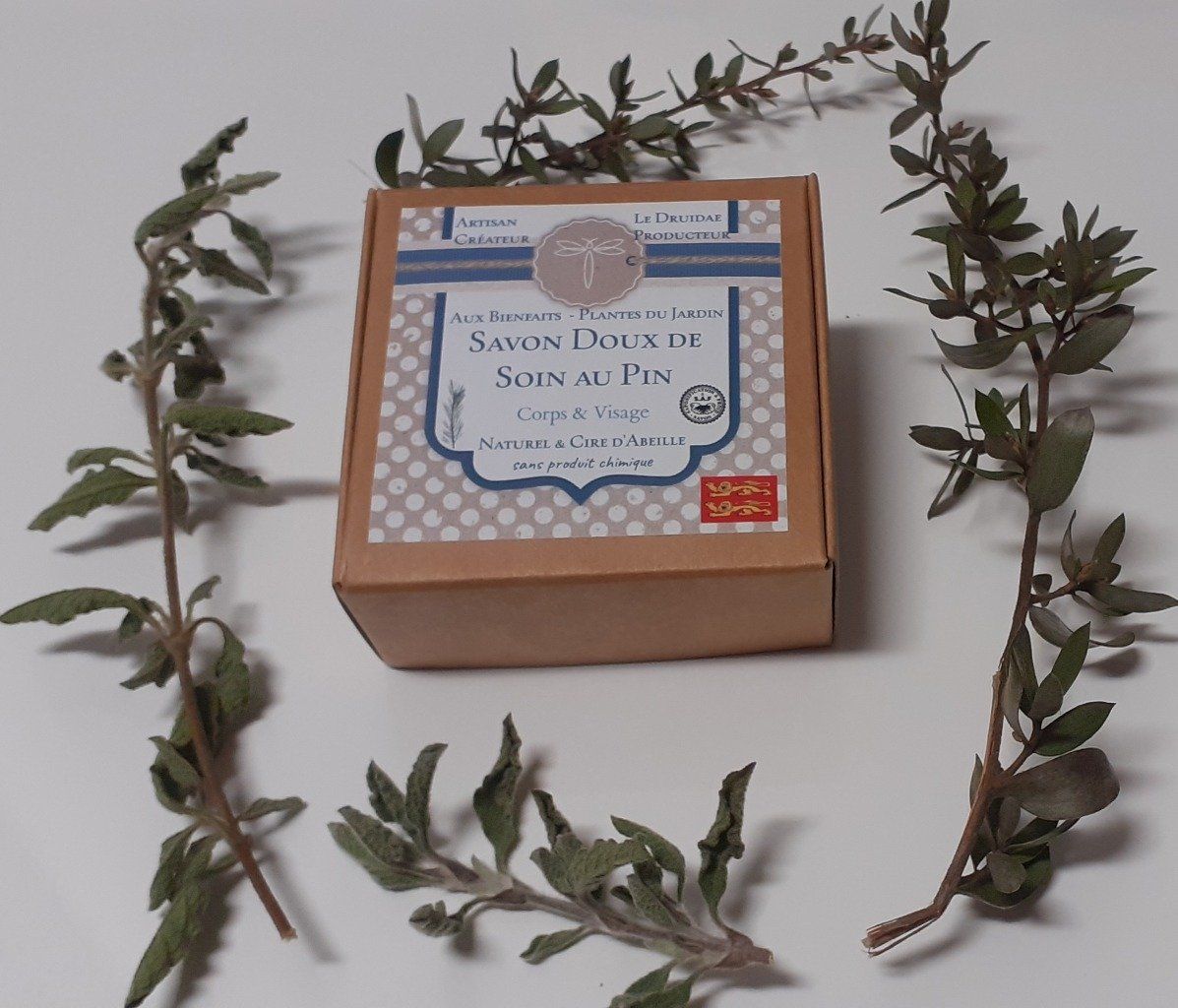 Savon doux de soin Boisé au Pin