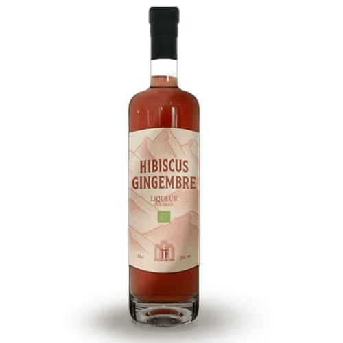 Liqueur Pur Grain Bio Hibiscus Gingembre 50cl