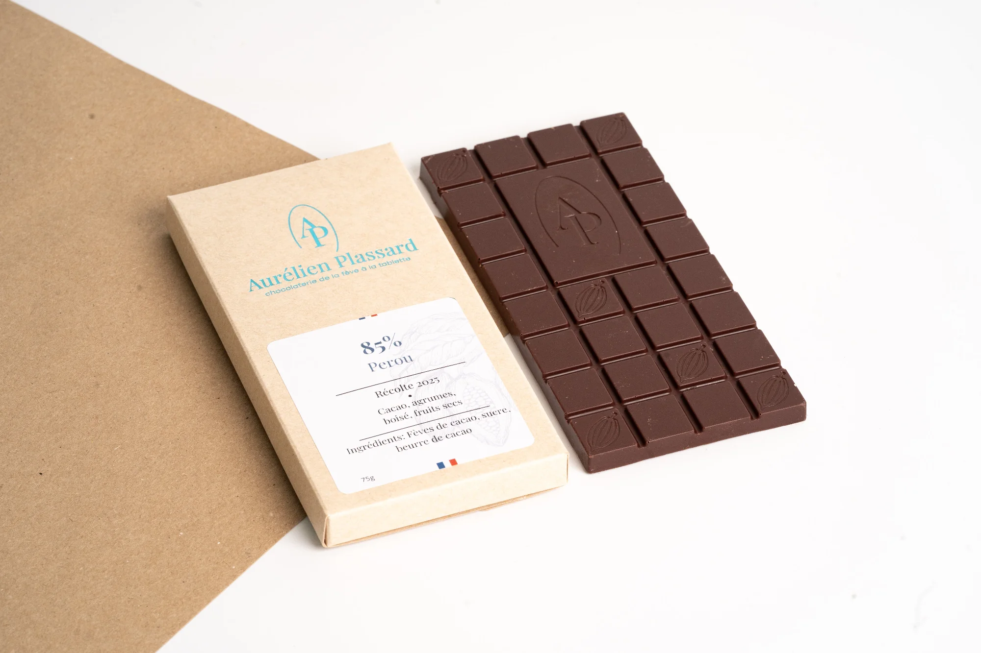 Tablette chocolat noir Pérou 85 % – 75 g