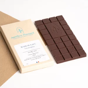 Tablette chocolat noir 66 % poivre de Kampot IGP au sel – 75 g