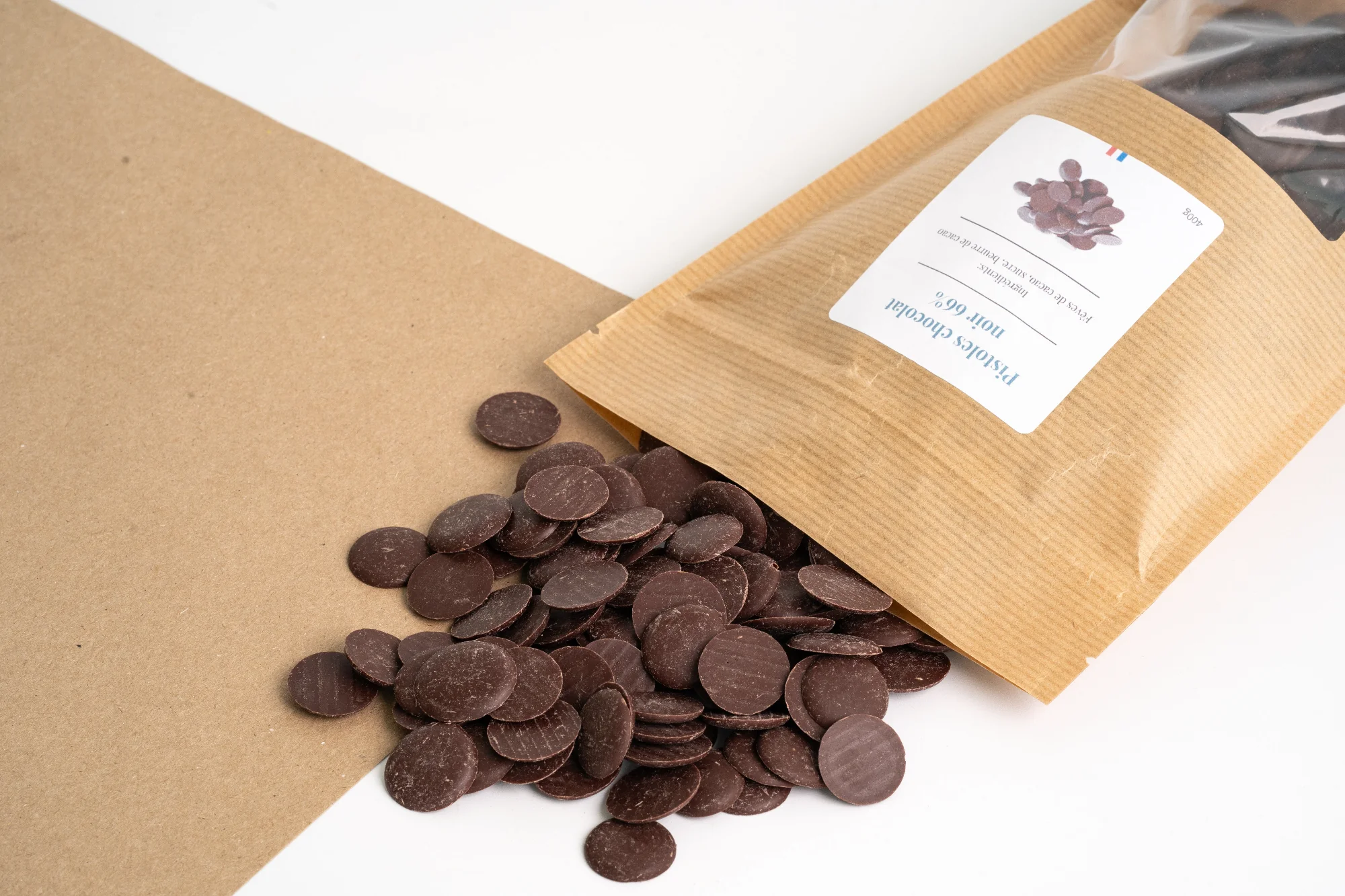 Pistoles de chocolat noir Catarina El Salvador 66 %