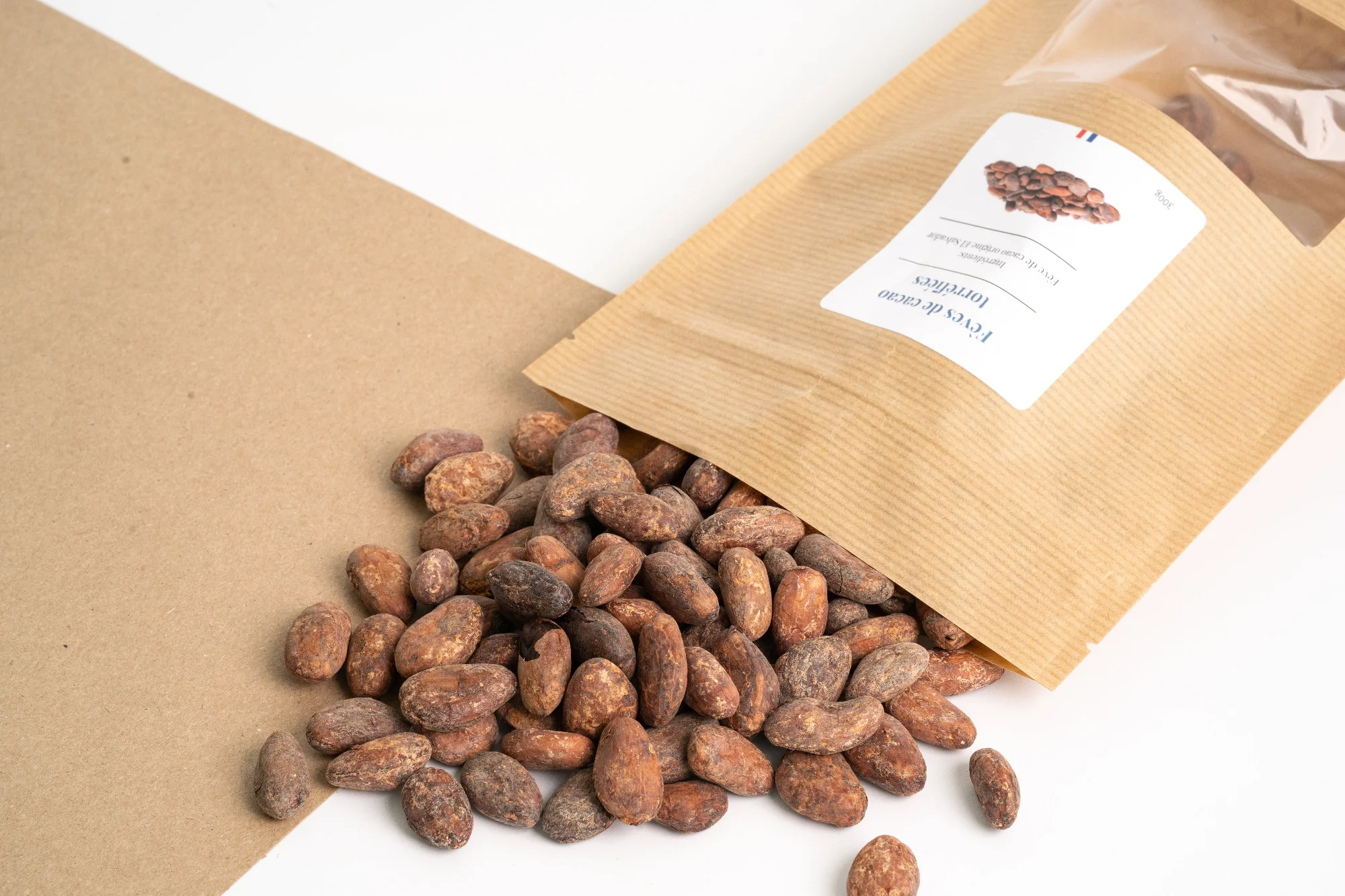 Fèves de cacao torréfiées – 300 g