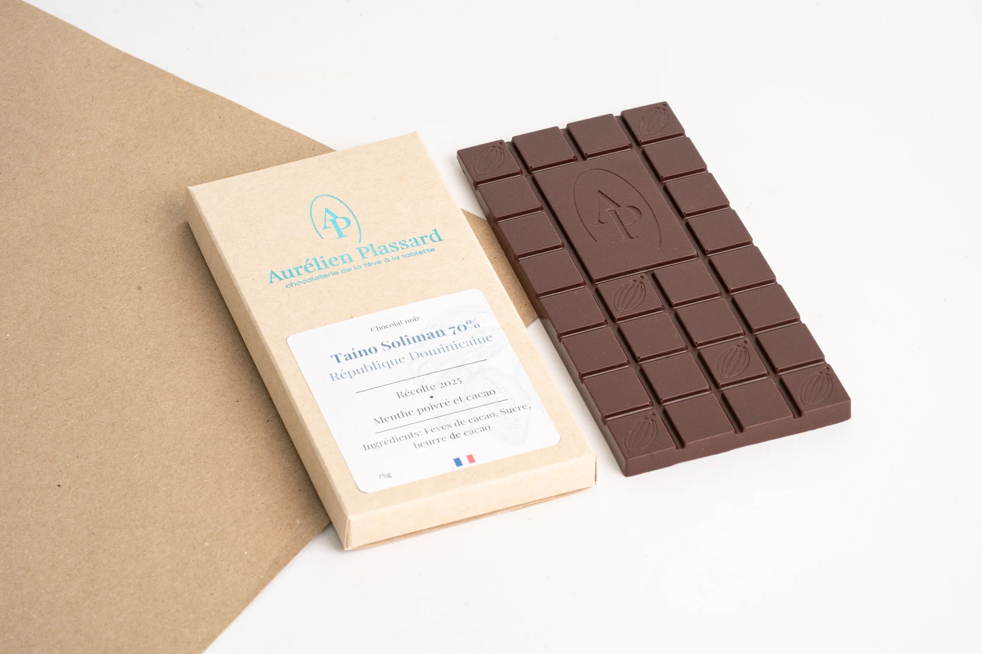 Tablette Taino Soliman République Dominicaine 70 % – 75 g