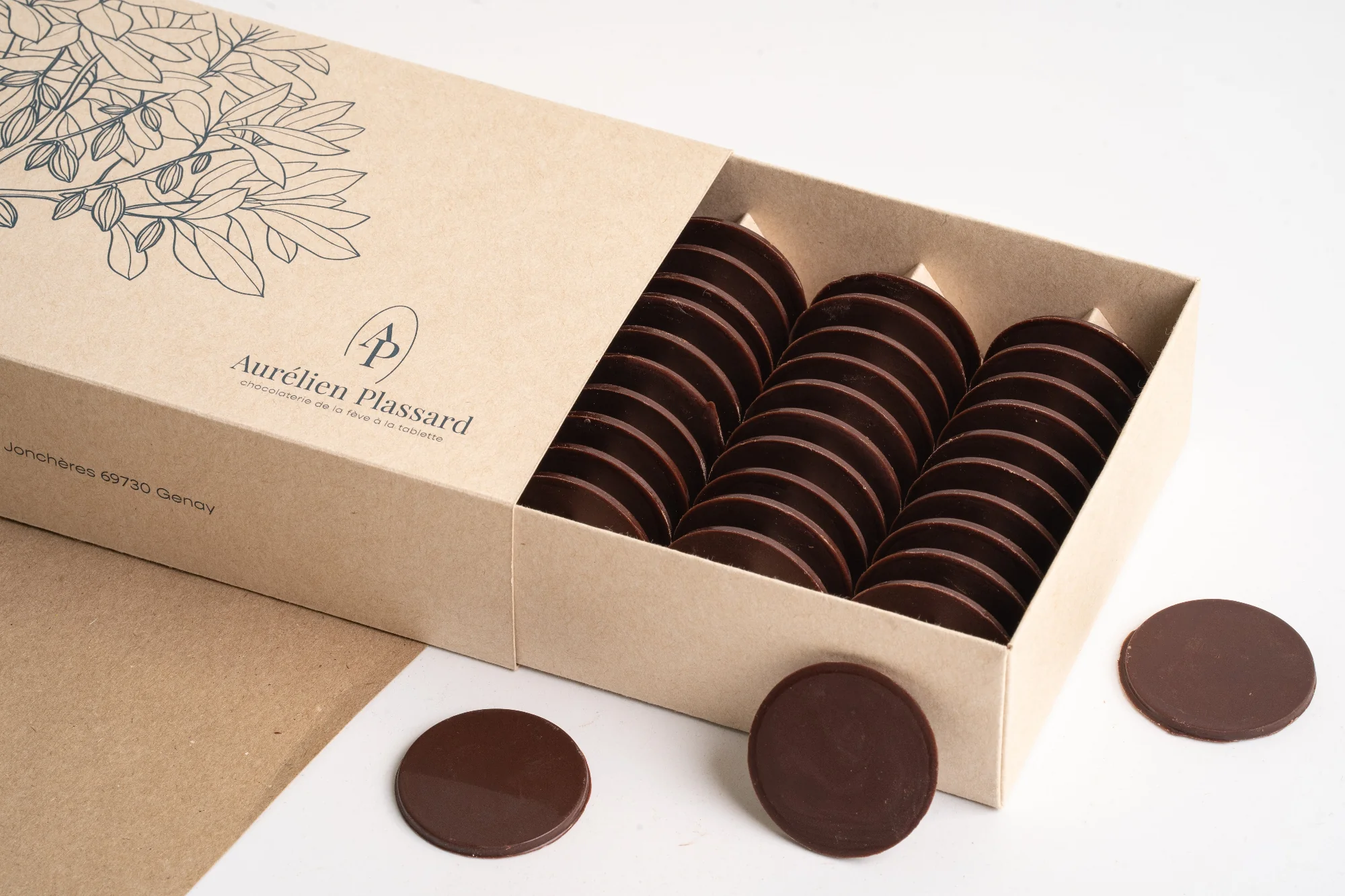 Coffret 50 palets dégustation origine pure