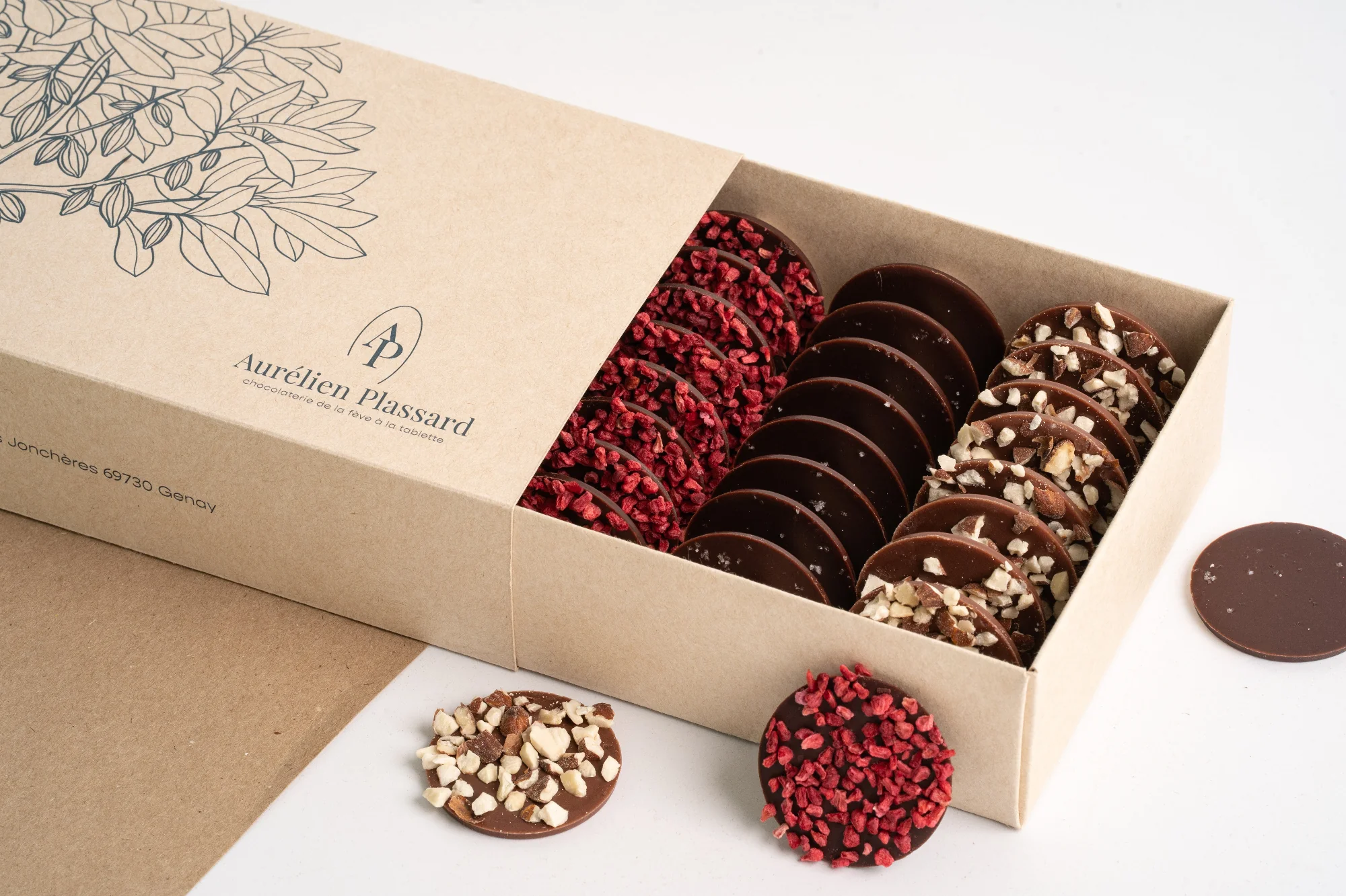 Coffret 40 palets dégustation gourmands